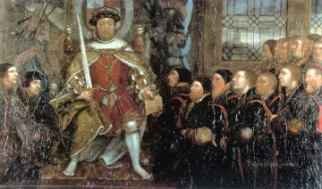 ハンス・ホルバイン一世 Painting - ヘンリー 8 世と理髪外科医 2 ルネッサンス ハンス ホルバイン ザ ヤンガー